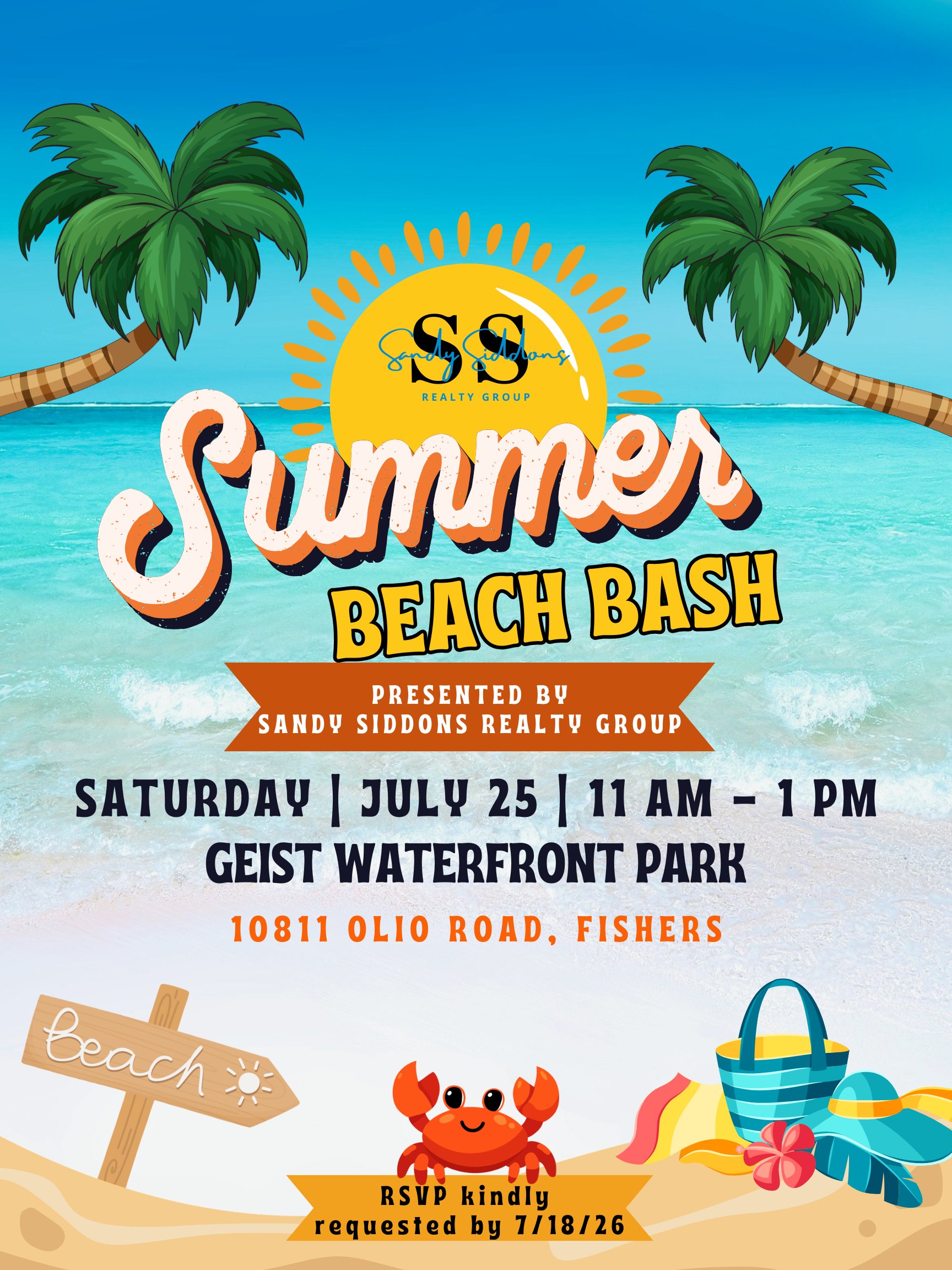 Summer Beach Bash Flyer