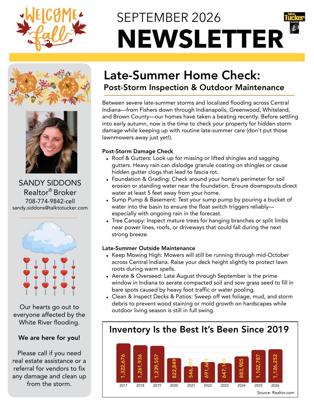 September 2026 Newsletter